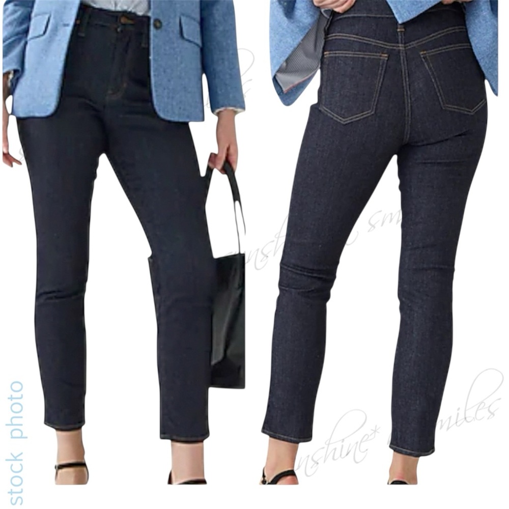 J.Crew JCREW Curvy Vintage Slim-Straight Jeans style #BK555 size 27 ~ RINSE WASH